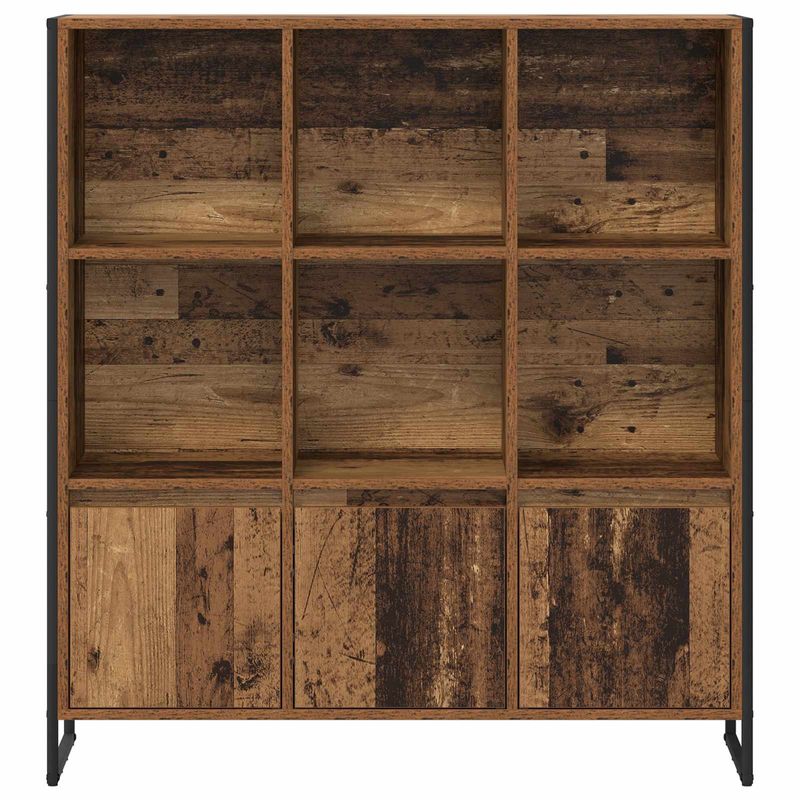Casa si Gradina - Mobilier - Biblioteci si rafturi - Biblioteci - Dulap pentru carti 2 pcs Lemn Vechi 99,5 x 30 x 108,5 cm - Infinity.ro