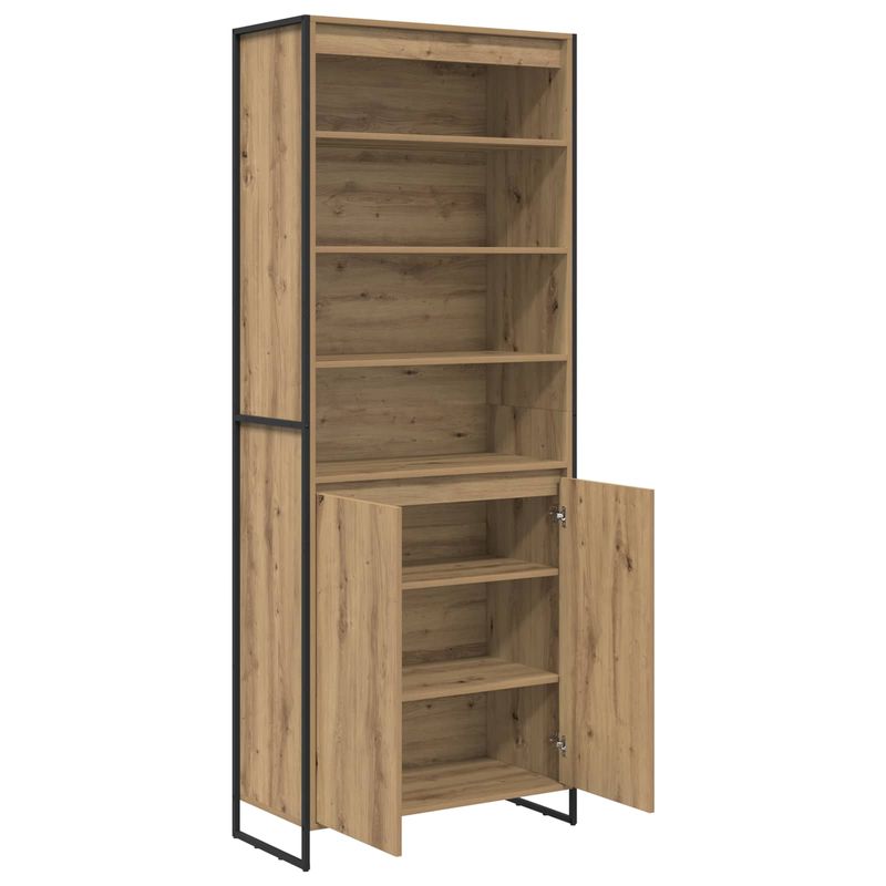 Casa si Gradina - Mobilier - Comode si corpuri - Corpuri bucatarie - Dulapuri Inalte 2 pcs Stejar artizanal 60 x 36 x 300 cm - Infinity.ro