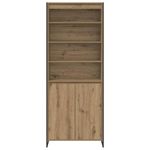 Casa si Gradina - Mobilier - Comode si corpuri - Corpuri bucatarie - Dulapuri Inalte 2 pcs Stejar artizanal 60 x 36 x 300 cm - Infinity.ro