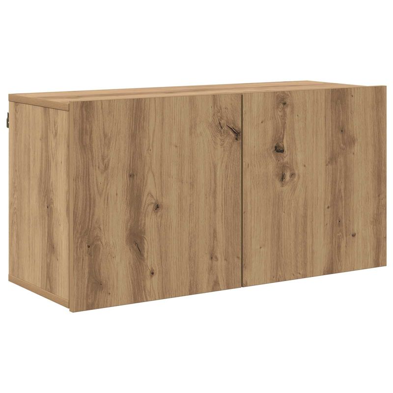 Casa si Gradina - Mobilier - Comode si corpuri - Comode - Cabinet TV Pe perete 4 pcs Stejar Artizanal Lemn compozit - Infinity.ro