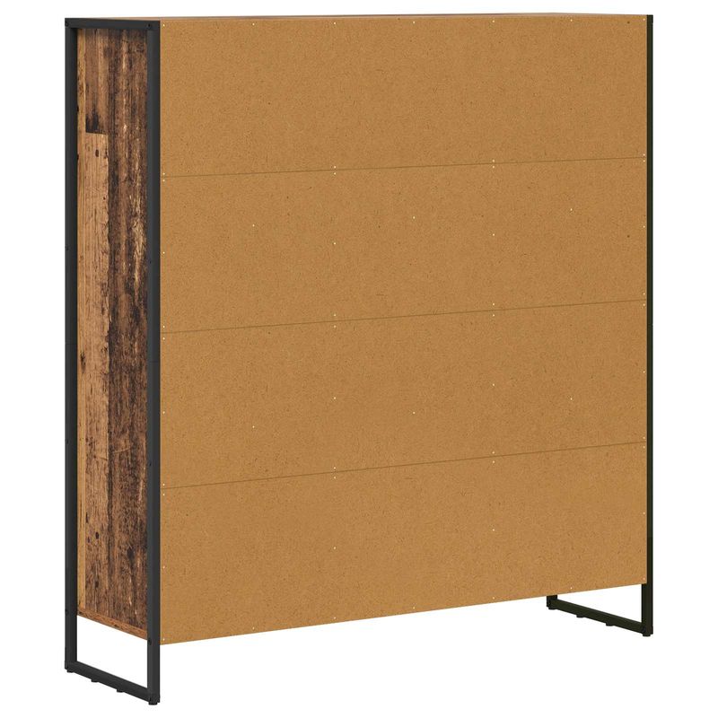 Casa si Gradina - Mobilier - Biblioteci si rafturi - Biblioteci - Dulap pentru carti 2 pcs Lemn Vechi 99,5 x 30 x 108,5 cm - Infinity.ro