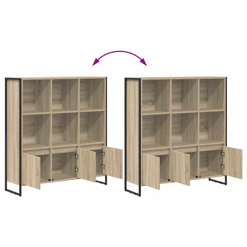 Casa si Gradina - Mobilier - Biblioteci si rafturi - Biblioteci - Dulap pentru carti 2 pcs Sonoma 99,5 x 30 x 108,5 cm - Infinity.ro