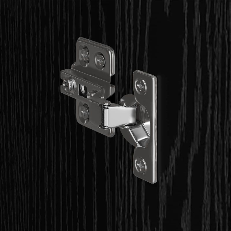 Casa si Gradina - Mobilier - Dulapuri si sifoniere - Dulapuri - Dressing 2 pcs Stejar Negru 50 x 50 x 200 cm Lemn compozit - Infinity.ro