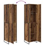 Casa si Gradina - Mobilier - Dulapuri si sifoniere - Dulapuri - Dressing cu usa 2 pcs Lemn Vechi 50 x 50 x 200 cm Lemn compozit - Infinity.ro