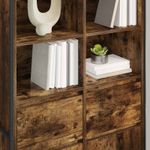 Casa si Gradina - Mobilier - Comode si corpuri - Corpuri bucatarie - Bufet 2 pcs Stejar fumuriu 81 x 36 x 150.5 cm Lemn compozit - Infinity.ro