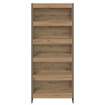 Casa si Gradina - Mobilier - Biblioteci si rafturi - Biblioteci - Dulap pentru carti 2 pcs Stejar artizanal 80 x 30 x 155 cm - Infinity.ro
