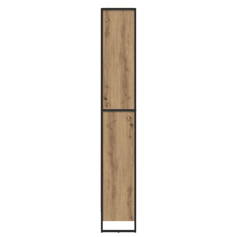 Casa si Gradina - Mobilier - Biblioteci si rafturi - Biblioteci - Dulap pentru carti 2 pcs Stejar artizanal 80 x 30 x 155 cm - Infinity.ro