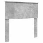 Casa si Gradina - Mobilier - Paturi si accesorii - Paturi - Pat cu storage Gri din beton 90 x 190 cm Lemn compozit - Infinity.ro