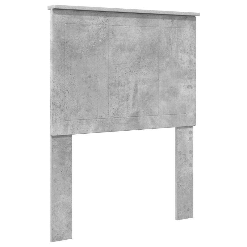 Casa si Gradina - Mobilier - Paturi si accesorii - Paturi - Cadru de pat Gri beton si argintiu 75 x 190 cm Lemn compozit - Infinity.ro