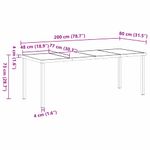 Casa si Gradina - Gradina si terasa - Mobilier exterior - Scaune si sezlonguri gradina - Set de masa pentru gradina 9 pcs Maro poliratan - Infinity.ro