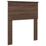 Casa si Gradina - Mobilier - Paturi si accesorii - Paturi - Pat cu storage Stejar inchis 75 x 190 cm Lemn compozit - Infinity.ro