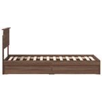 Casa si Gradina - Mobilier - Paturi si accesorii - Paturi - Pat cu storage Stejar inchis 75 x 190 cm Lemn compozit - Infinity.ro