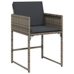 Casa si Gradina - Gradina si terasa - Mobilier exterior - Scaune si sezlonguri gradina - Set de masa pentru gradina 9 pcs Gri poliratan - Infinity.ro
