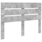 Casa si Gradina - Mobilier - Paturi si accesorii - Paturi - Pat cu storage Gri din beton 150 x 200 cm Lemn compozit - Infinity.ro