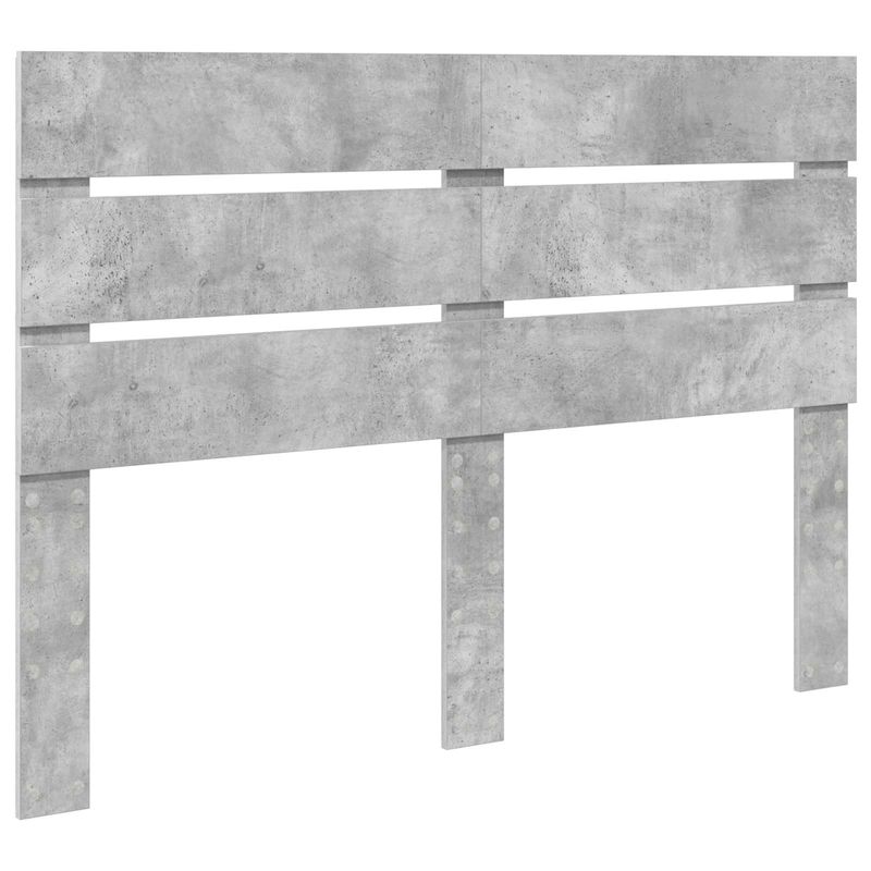 Casa si Gradina - Mobilier - Paturi si accesorii - Paturi - Pat cu storage Gri din beton 150 x 200 cm Lemn compozit - Infinity.ro