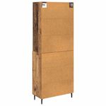 Casa si Gradina - Mobilier - Comode si corpuri - Comode - Bufet cu sertar 2 pcs Lemn Vechi Lemn Stratificat si Sticla - Infinity.ro