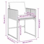 Casa si Gradina - Gradina si terasa - Mobilier exterior - Scaune si sezlonguri gradina - Set de masa pentru gradina 9 pcs Negru poliratan - Infinity.ro