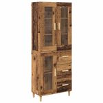 Casa si Gradina - Mobilier - Comode si corpuri - Corpuri bucatarie - Bufet cu sertar Lemn Vechi 69,5 x 34 x 180 cm Lemn compozit - Infinity.ro