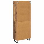 Casa si Gradina - Mobilier - Comode si corpuri - Comode - Bufet cu sertar 2 pcs Lemn Vechi Lemn Stratificat si Sticla - Infinity.ro