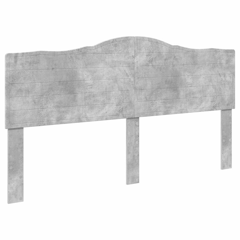 Casa si Gradina - Mobilier - Paturi si accesorii - Paturi - Pat cu storage Gri din beton 180 x 200 cm Lemn compozit - Infinity.ro