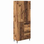 Casa si Gradina - Mobilier - Comode si corpuri - Corpuri bucatarie - Bufet Lemn Vechi 69,5 x 34 x 180 cm Lemn Stratificat si Sticla - Infinity.ro