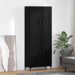 Casa si Gradina - Mobilier - Comode si corpuri - Comode - Bufet 2 pcs Stejar Negru Lemn compozit - Infinity.ro