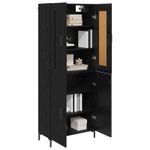 Casa si Gradina - Mobilier - Comode si corpuri - Comode - Bufet 2 pcs Stejar Negru Lemn compozit - Infinity.ro