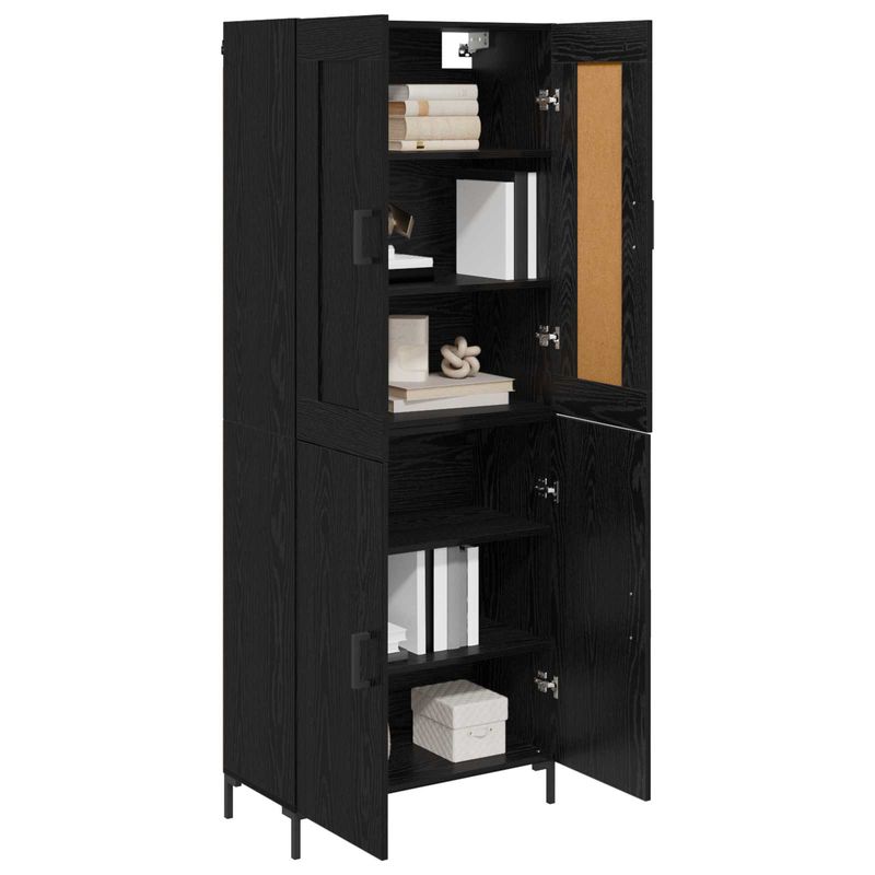 Casa si Gradina - Mobilier - Comode si corpuri - Comode - Bufet 2 pcs Stejar Negru Lemn compozit - Infinity.ro