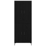 Casa si Gradina - Mobilier - Comode si corpuri - Comode - Bufet 2 pcs Stejar Negru Lemn compozit - Infinity.ro