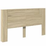 Casa si Gradina - Mobilier - Paturi si accesorii - Accesorii paturi - Tablie de pat cu LED, albastru, 93x16x78/88 cm, textil - Infinity.ro