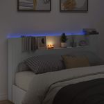 Casa si Gradina - Mobilier - Paturi si accesorii - Accesorii paturi - Tablie de depozitare cu raft Stejar sonoma 100 cm Lemn compozit - Infinity.ro
