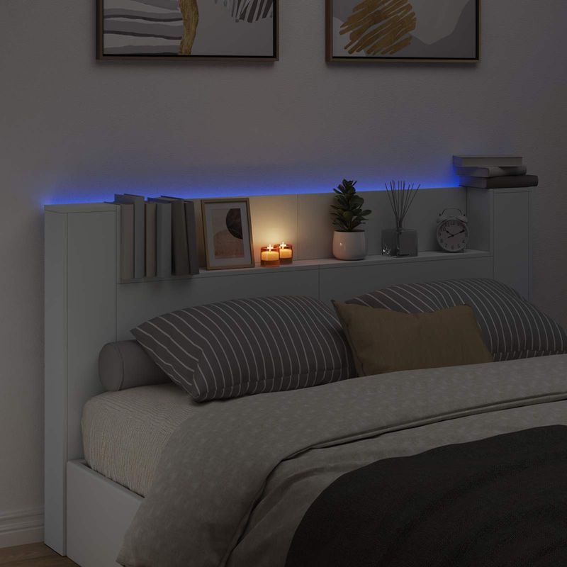Casa si Gradina - Mobilier - Paturi si accesorii - Accesorii paturi - Tablie de depozitare cu raft Stejar sonoma 100 cm Lemn compozit - Infinity.ro