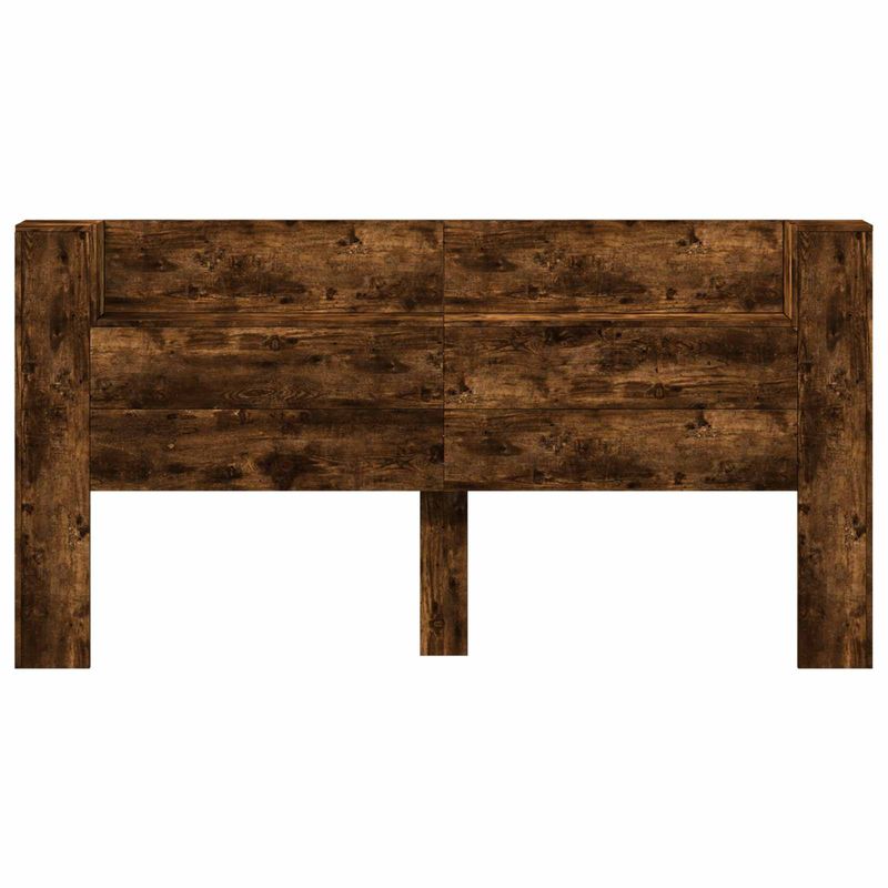 Casa si Gradina - Mobilier - Paturi si accesorii - Accesorii paturi - Tablie de pat cu LED, albastru, 183x16x118/128 cm, textil - Infinity.ro