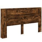 Casa si Gradina - Mobilier - Paturi si accesorii - Accesorii paturi - Tablie de pat cu LED, albastru, 183x16x118/128 cm, textil - Infinity.ro