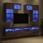Casa si Gradina - Mobilier - Comode si corpuri - Comode - Unitati pentru Pereti de TV 6 pcs Lemn Vechi 100 x 30 x 40 cm - Infinity.ro