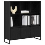 Casa si Gradina - Mobilier - Biblioteci si rafturi - Biblioteci - Dulap pentru carti 2 pcs Stejar Negru 99,5 x 30 x 108,5 cm - Infinity.ro