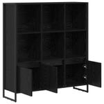 Casa si Gradina - Mobilier - Biblioteci si rafturi - Biblioteci - Dulap pentru carti 2 pcs Stejar Negru 99,5 x 30 x 108,5 cm - Infinity.ro