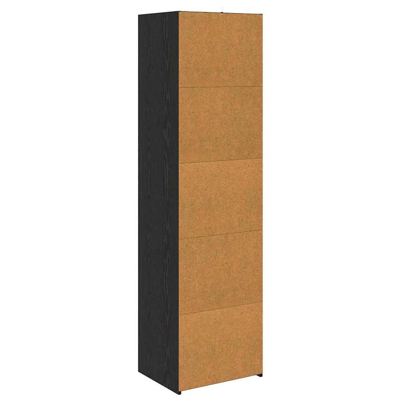 Casa si Gradina - Mobilier - Comode si corpuri - Comode - Dulap Stejar Negru 50 x 41 x 185 cm Lemn compozit - Infinity.ro