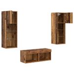 Casa si Gradina - Mobilier - Comode si corpuri - Comode - Dulapuri pentru TV 4 pcs Stejar Artizanal 40 x 30 x 30 cm - Infinity.ro