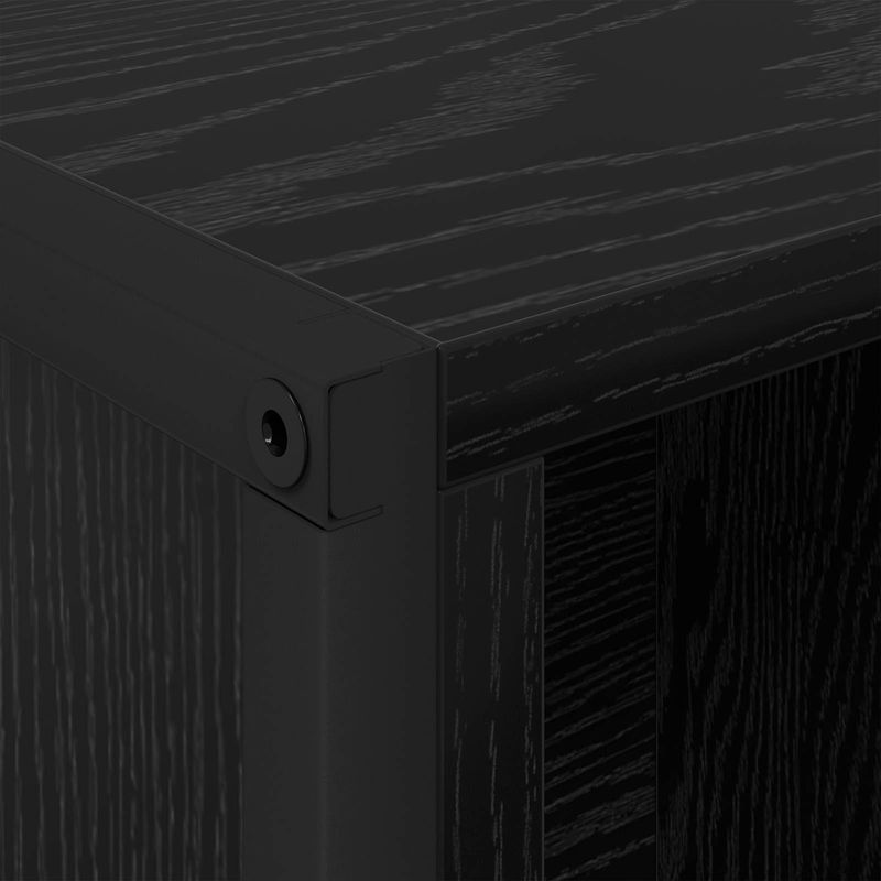 Casa si Gradina - Mobilier - Biblioteci si rafturi - Biblioteci - Dulap pentru carti 2 pcs Stejar Negru 99,5 x 30 x 108,5 cm - Infinity.ro