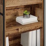 Casa si Gradina - Mobilier - Biblioteci si rafturi - Biblioteci - Dulap pentru carti 2 pcs Lemn Vechi 80 x 30 x 155 cm - Infinity.ro