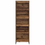 Casa si Gradina - Mobilier - Biblioteci si rafturi - Biblioteci - Dulap pentru carti 2 pcs Lemn Vechi 80 x 30 x 155 cm - Infinity.ro