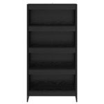Casa si Gradina - Mobilier - Biblioteci si rafturi - Biblioteci - Dulap pentru carti 2 pcs Stejar Negru 80 x 30 x 155 cm - Infinity.ro