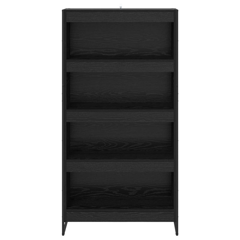 Casa si Gradina - Mobilier - Biblioteci si rafturi - Biblioteci - Dulap pentru carti 2 pcs Stejar Negru 80 x 30 x 155 cm - Infinity.ro