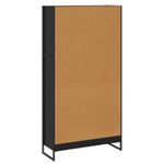 Casa si Gradina - Mobilier - Biblioteci si rafturi - Biblioteci - Dulap pentru carti 2 pcs Stejar Negru 80 x 30 x 155 cm - Infinity.ro