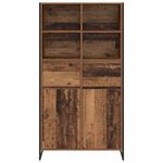 Casa si Gradina - Mobilier - Comode si corpuri - Comode - Bufet 2 pcs Lemn Vechi 81 x 36 x 150.5 cm Lemn compozit - Infinity.ro