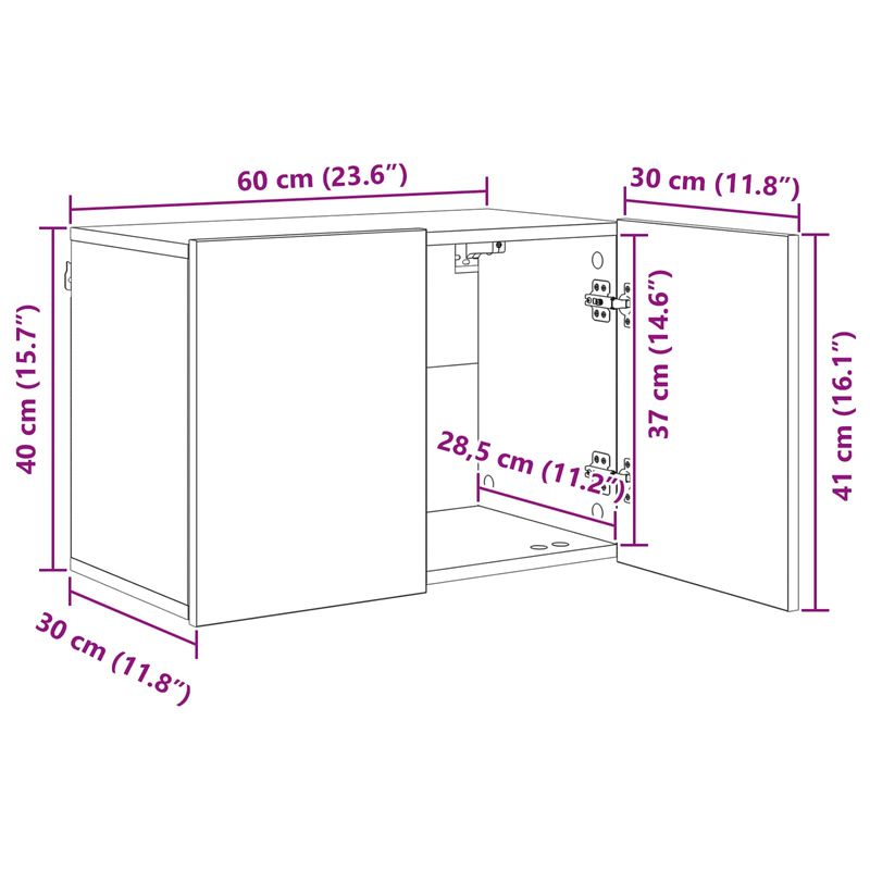 Casa si Gradina - Mobilier - Comode si corpuri - Comode - Unitate TV de Perete 5 pcs Stejar Artizanal Lemn compozit - Infinity.ro