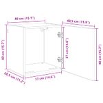 Casa si Gradina - Mobilier - Comode si corpuri - Comode - Cabinet TV Pe perete 4 pcs Lemn Vechi Lemn compozit - Infinity.ro