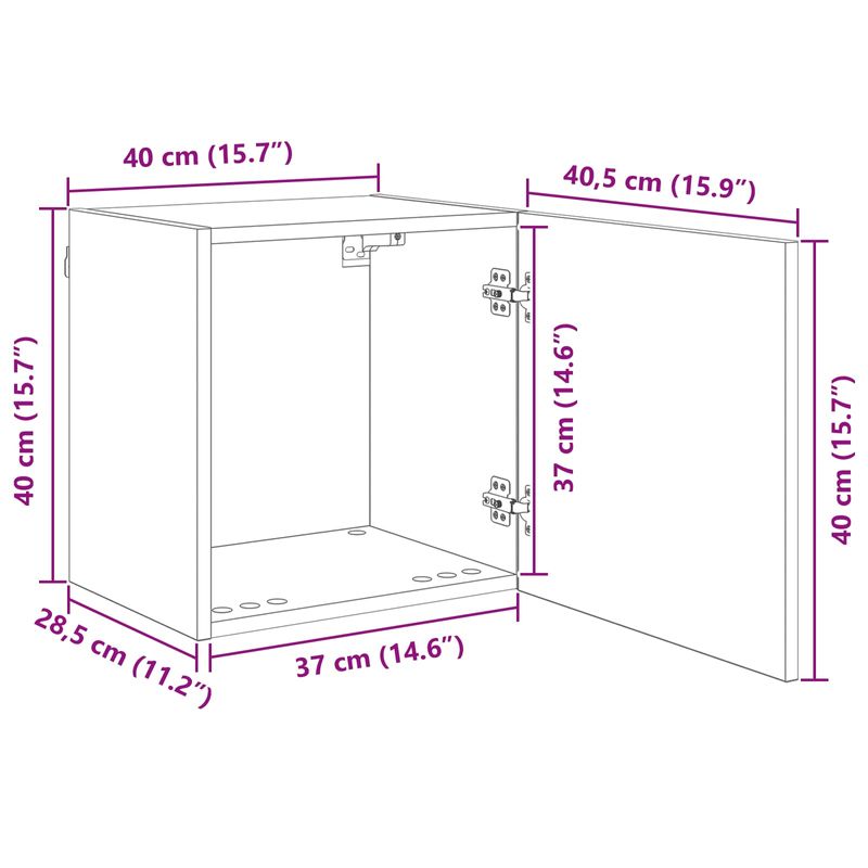 Casa si Gradina - Mobilier - Comode si corpuri - Comode - Cabinet TV Pe perete 4 pcs Lemn Vechi Lemn compozit - Infinity.ro