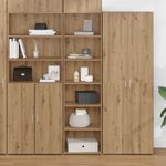 Casa si Gradina - Mobilier - Comode si corpuri - Comode - Dulap Stejar Artizanal 50 x 41 x 185 cm Lemn compozit - Infinity.ro